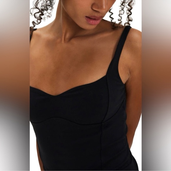 Intimately by Free People Black Sweetheart Corset Tank Top | Size Medium | NWOT - Picture 3 of 13